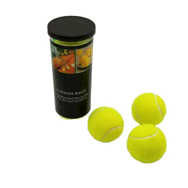 Желтый изготовленный на заказ выдвиженческий жесткий теннисный мяч изготовитель банок