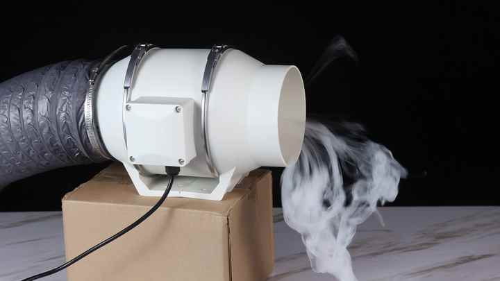 Inline Duct Fan Axial Fan Low Noise 12 Inch EC Motor Fan for HVAC Systems  Bathroom Vent Room Basement Greenhouse Attic Kitchen