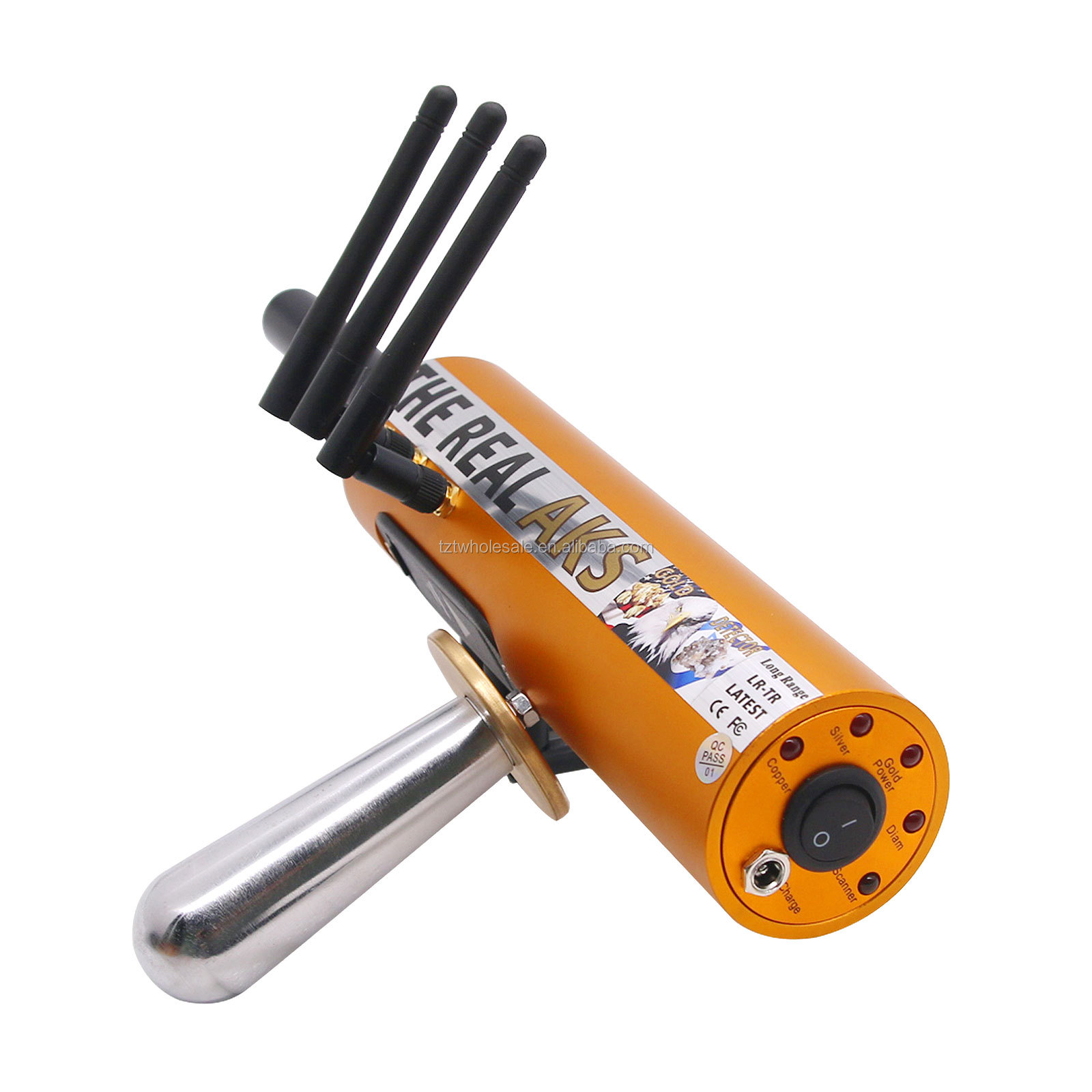 AKS Long Range Gold Detector - 6 Antennas for Precise Detection