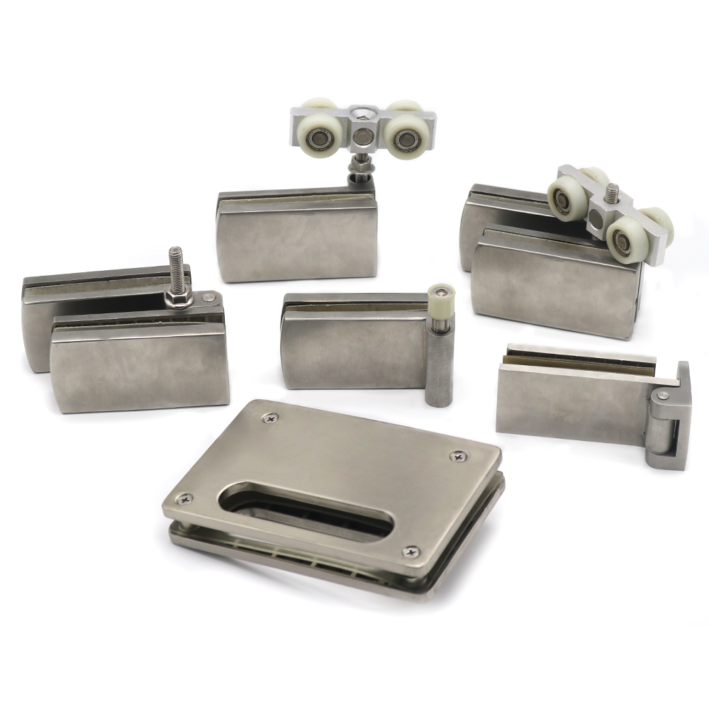 时尚简约设计折叠门不锈钢铸造贴片配件