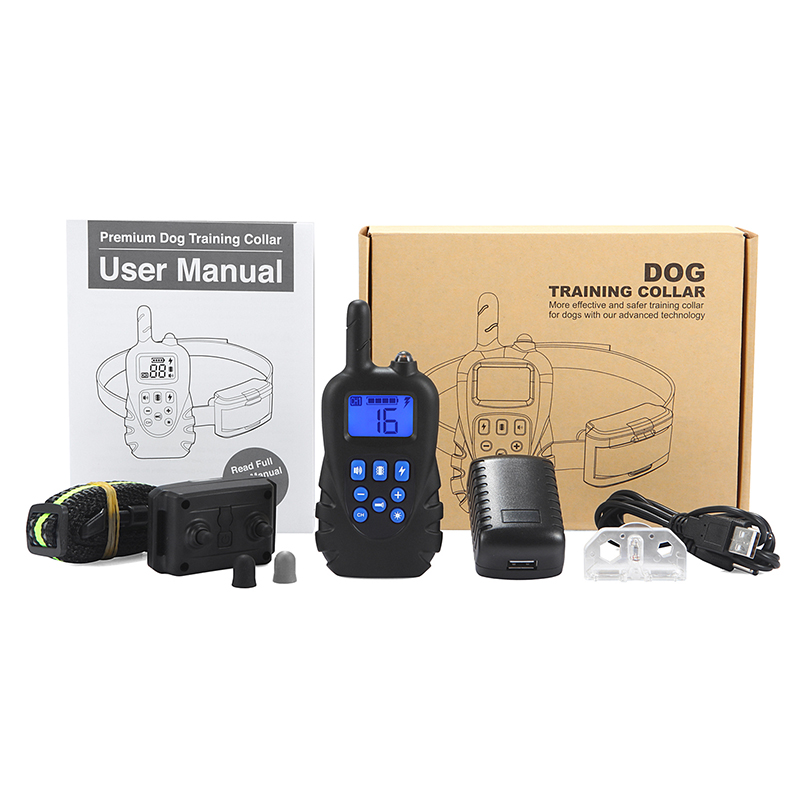 Для тренировок на улице, без коры водонепроницаемый перезаряжаемые анти собачьего лая ошейник
