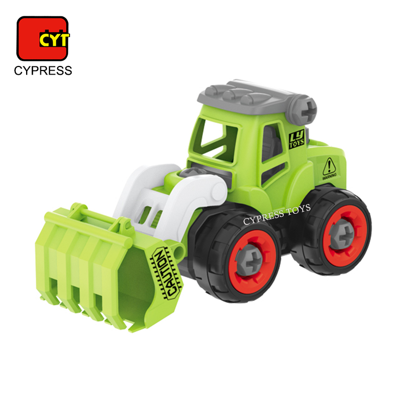 6 Pieces MinYn Farm Tractors Truck and Trailers Set Toy Mini Die-Cast Metal Alloy Farmer Car Vehicle Gifts for Kids Boys Girls Children