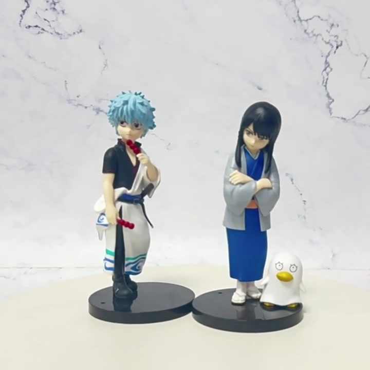 Zhongkaihua Sakata Gintoki Action Figure – PVC 12 Cm – Posizione Accovacciata Con Spada – Regalo Anime - 4