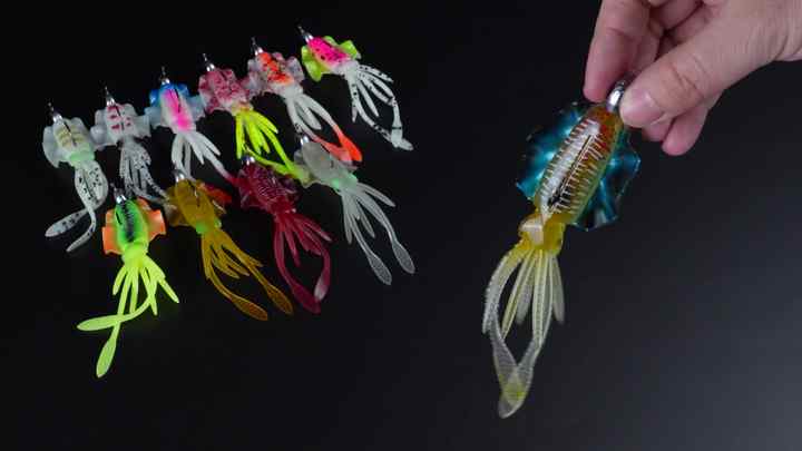 MOO 100pcs Bionic Squid Bait - Luminous Fishing Lure MOO 100pcs Bionic Squid Bait - Luminous Fishing Lure