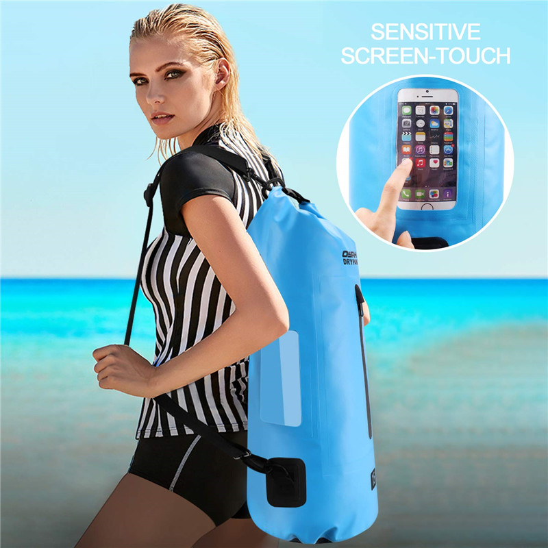 Floating 5L 10L 15L 20L 30L Storage Dry Sack Ocean Pack Waterproof Dry Bag for Boating Kayaking Camping Hiking Swimming