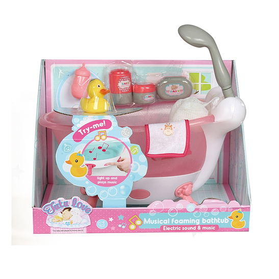 musical foaming bathtub