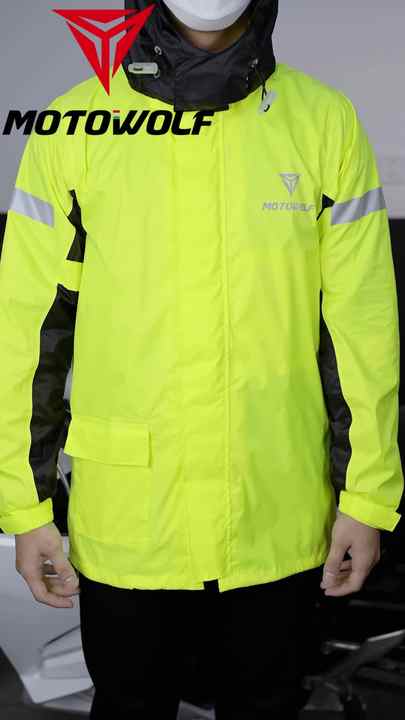 MOTOWOLF Raincoat Full Set Version for Motorcycle Riders Outdoor Riding