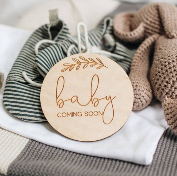 2020 индивидуальные деревянные карты для анонса беременности, Детские карты, подарок для новорожденных