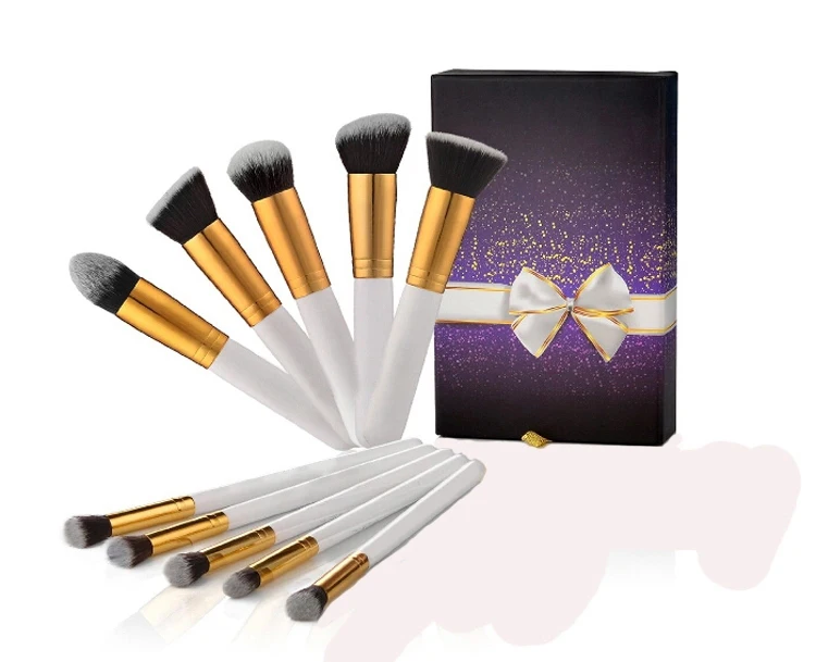 Professional makeup accessories beauty tools High quality makeup brush 10pcs brush makeup set