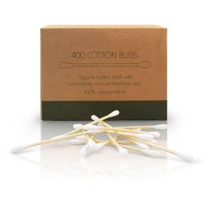 Factory Wholesale Plastic Free Household Wound Care Zero Waste Eco Friendly Bamboo Cotton Ear Swabs Bamboo Cotton Ear Buds