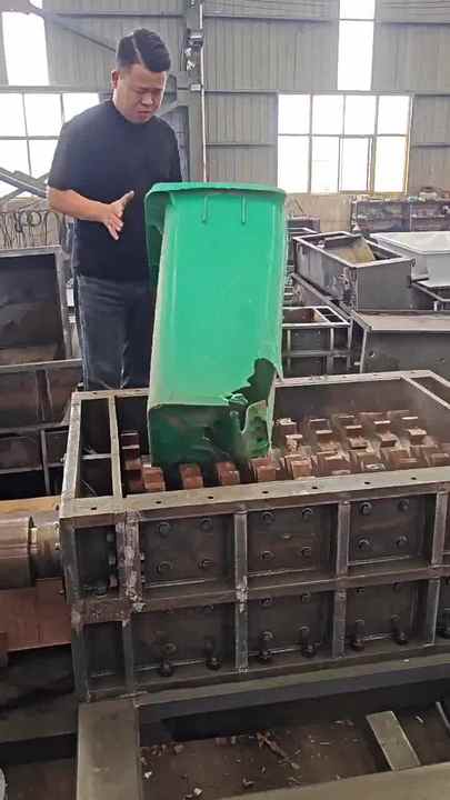 paper shredder for tobacco Farm Multi-function Industrial Paper Shredder Tobacco Leaf Shredder Machine  Double Shaft Shredder Machine