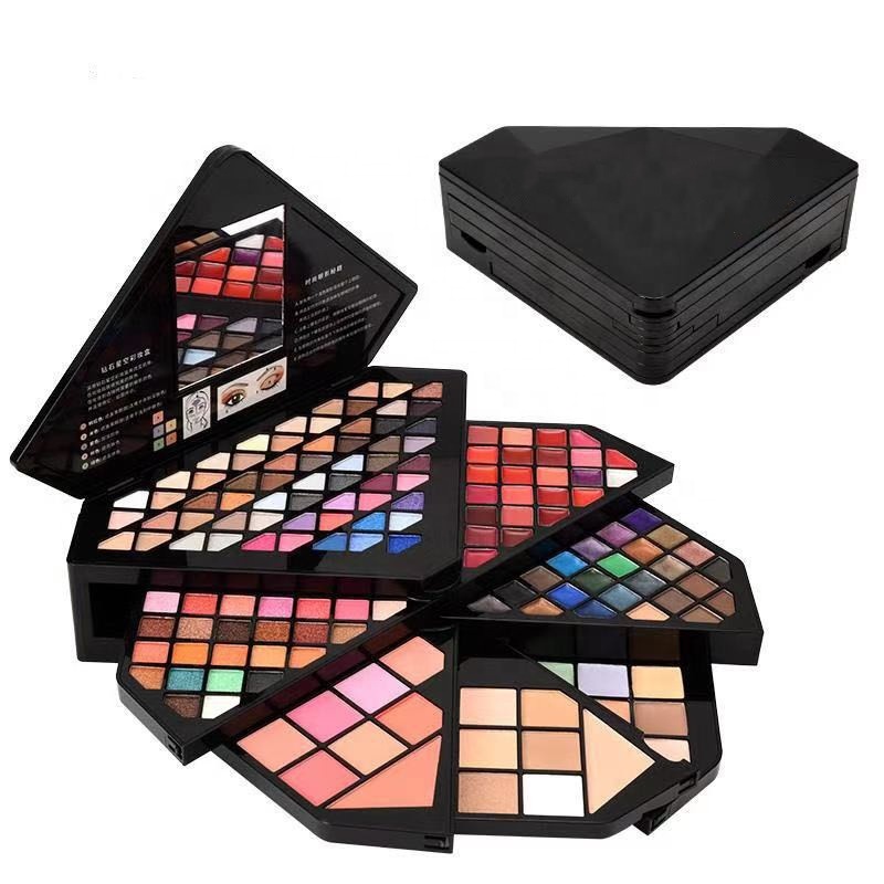 Фирменный долговечный матовый мерцающий блеск, натуральная косметика, набор бриллиантов, комбинации макияжа для красоты, макияж