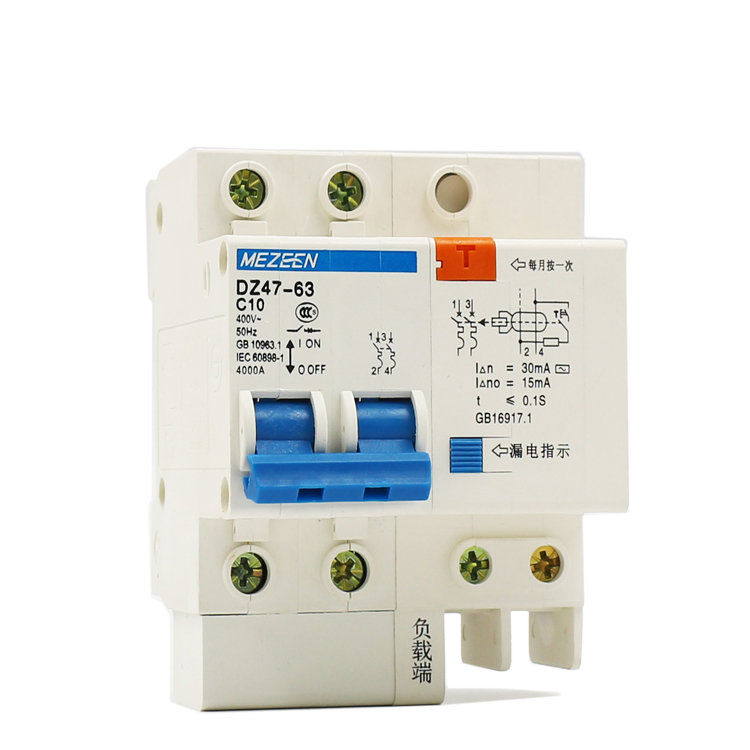 Air Switch Household 1P 2P 3P 6//10//16//20//25//32//40//50//63A DZ47S Circuit Breaker 1