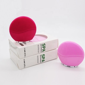 2020 Factory Customized Multifunctional Facial Brush Silicone Electric Facial Cleansing Brush