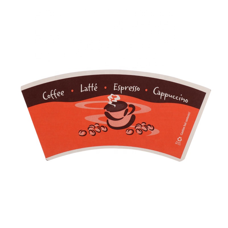 colorful paper fan for paper cup for cups production