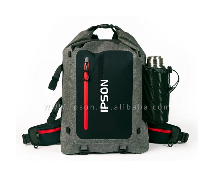 IPSON Multi-use Customized PVC TPU Outdoor Sport Swimming Fishing Boating Camping Dry Bag Waterproof Backpack