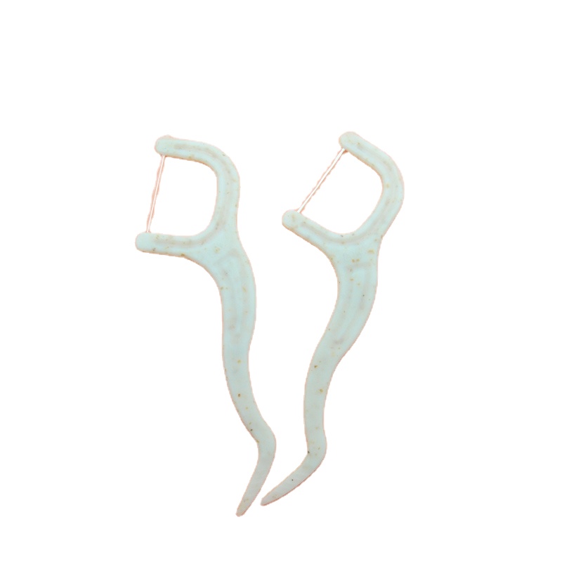 Пшеничной соломы зубочистка с нитью зубочистки с нитью