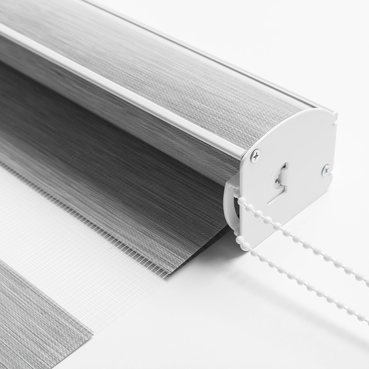 Special style jute style linen style fabric horizontal  blinds with cassate
