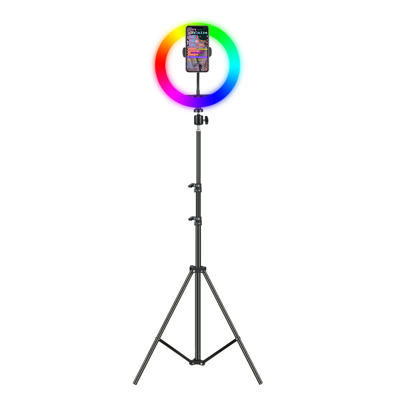 13 Inch MJ30 Rgb SOFT Ring LIGHT Fill Light 26cm Anchor Beauty Makeup Live Support Colorful Ring Light 13inch