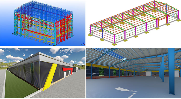 Stability Steel Frame Warehouse Construction ODM Metal Building Steel Structure