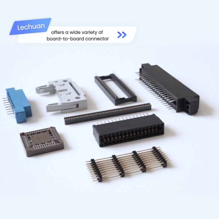 LECHUAN 2.54 mm Pitch 20-Pin Dual Row Straight Card Edge Connector