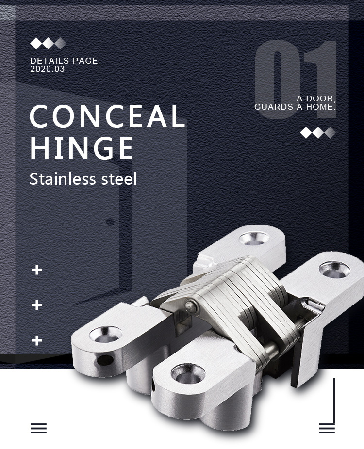 Heavy Duty 3d Adjust Concealed Hinge Hign-end Invisible Hinge Hidden Hinge