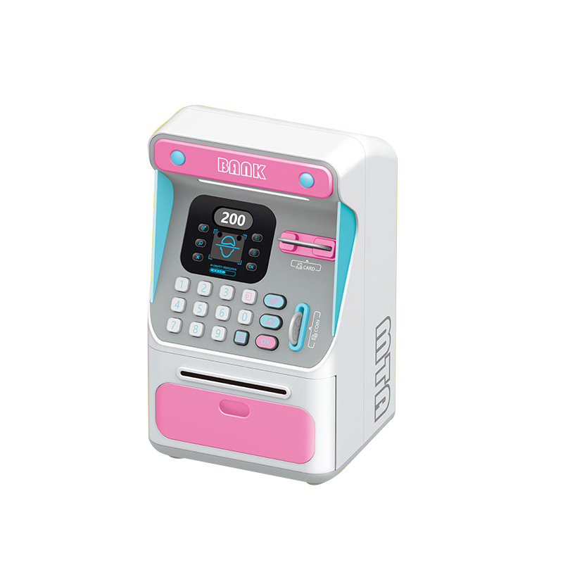 Хит продаж, Копилка-Банкомат для подарочных игрушек, детский Сейф для денег с сертификатом