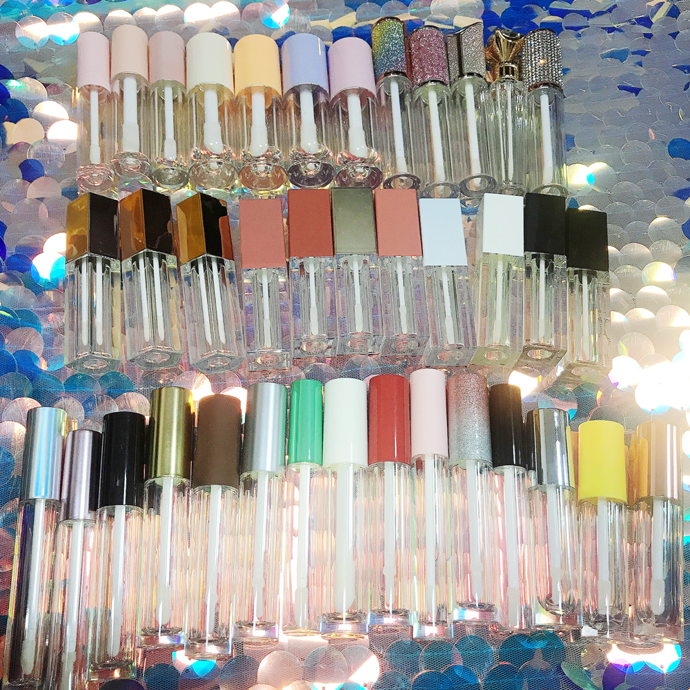 Заводская цена, Собственная Марка, низкий минимальный заказ, пустой контейнер для блеска для губ с палочками