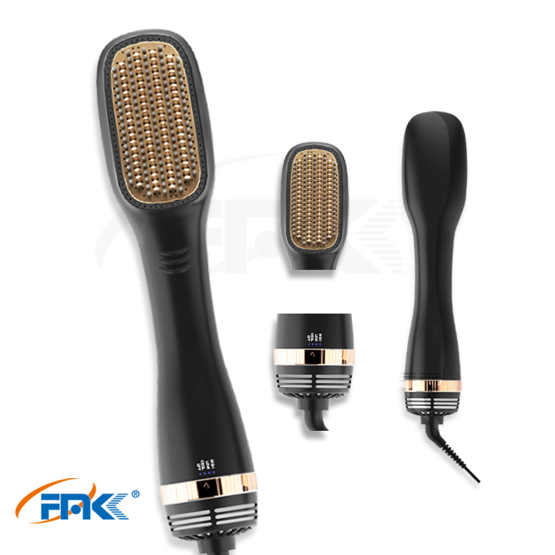 Частная этикетка салон Инструменты для укладки волос керамический горячий воздух щетка выпрямитель гребень