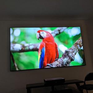 120 inch alr projection screen fixed frame projection screen alr fabric for ust laser projector with a set install equipment