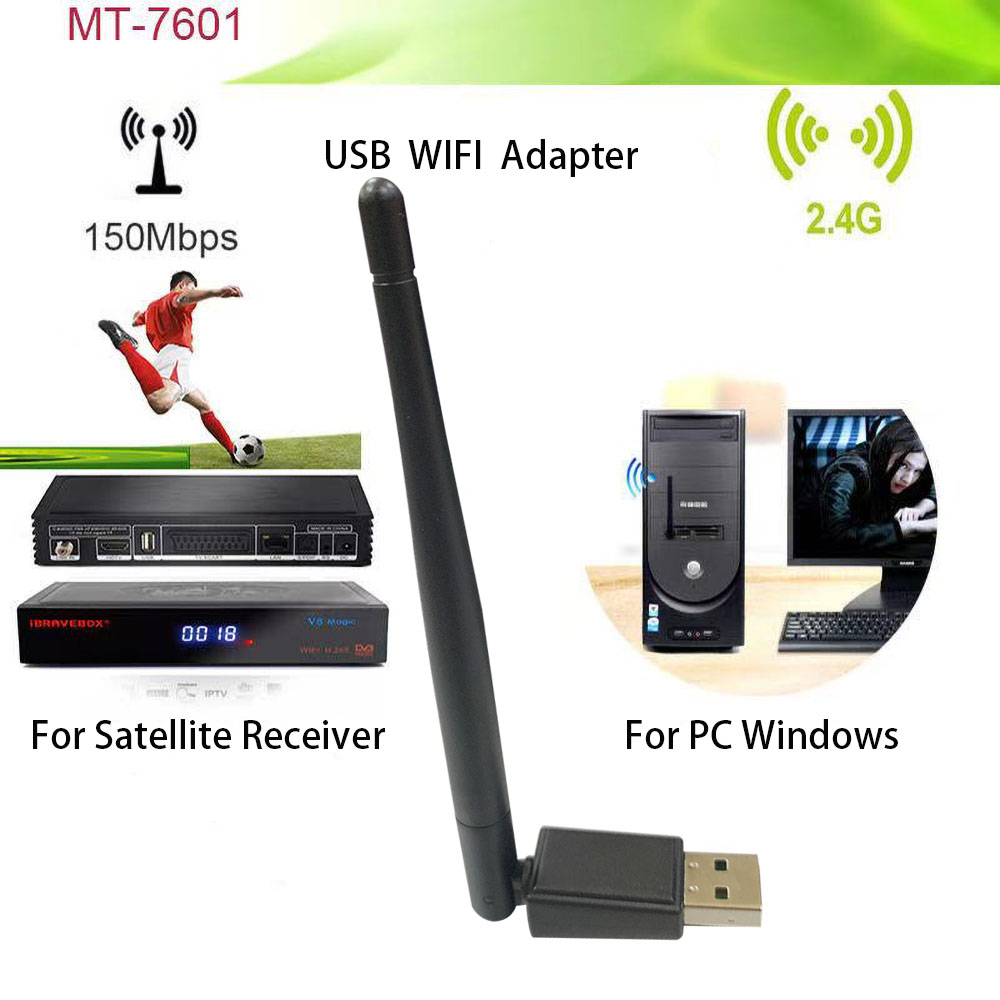 Беспроводной usb Wi-Fi адаптер mt7601 mt7601u, 150 Мбит/с