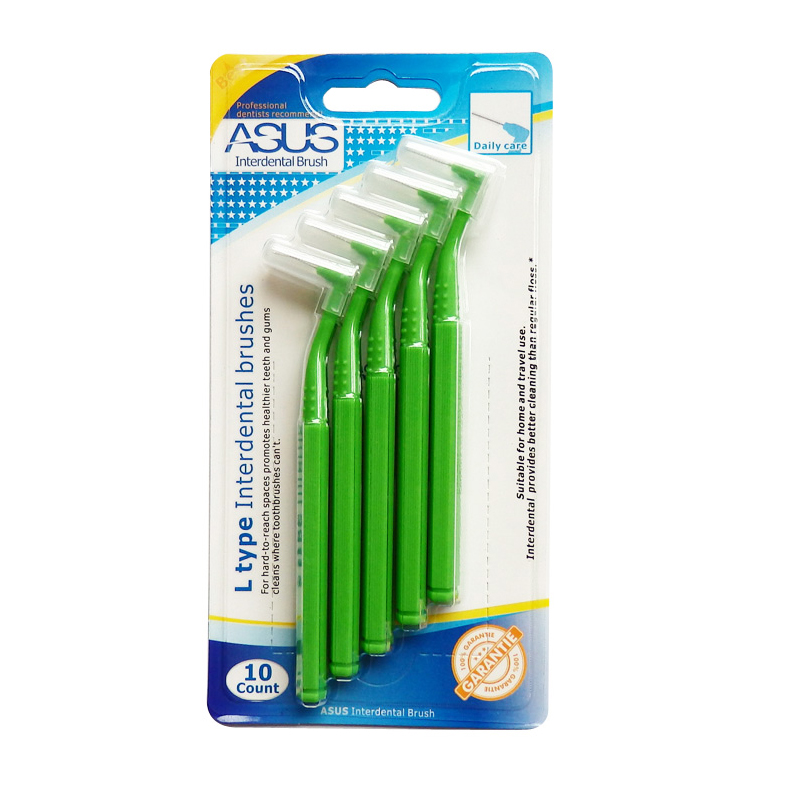 Одноразовый уход за полостью рта L Тип межзубная щетка