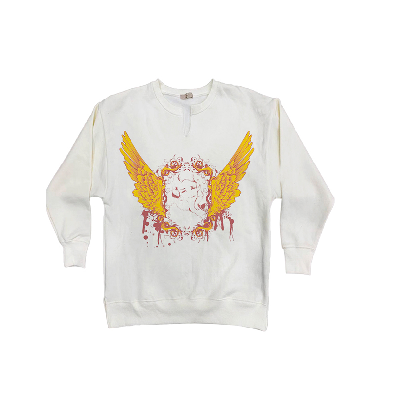 Мягкий флисовый пуловер большого размера из хлопка и полиэстера, Женский свитшот