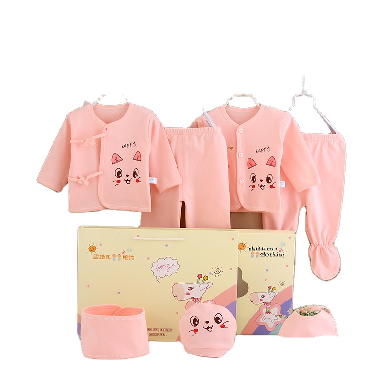 Одежда для новорожденных, комплект из пяти из хлопка (5 шт.), одежда для малышей 0-3 месяцев, детское нижнее белье