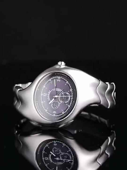 New Rare Y2K Steel Watch Animated Display Digital Watch - Red