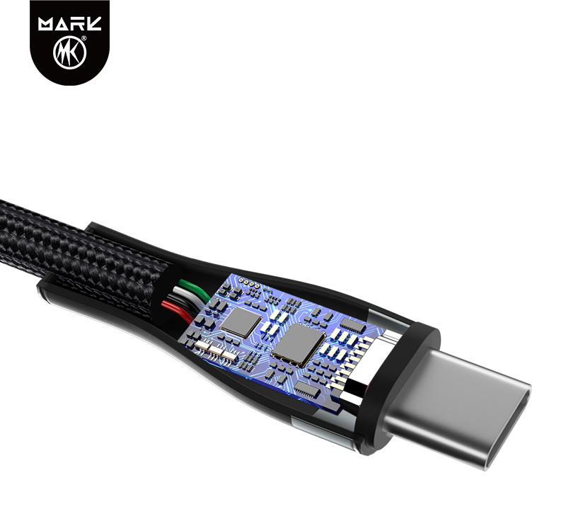 Новинка 2021, высококачественный Улучшенный нейлоновый плетеный провод 6 А 66 Вт, Usb-кабель для быстрой зарядки, 3 в 1, USB-кабель для зарядки