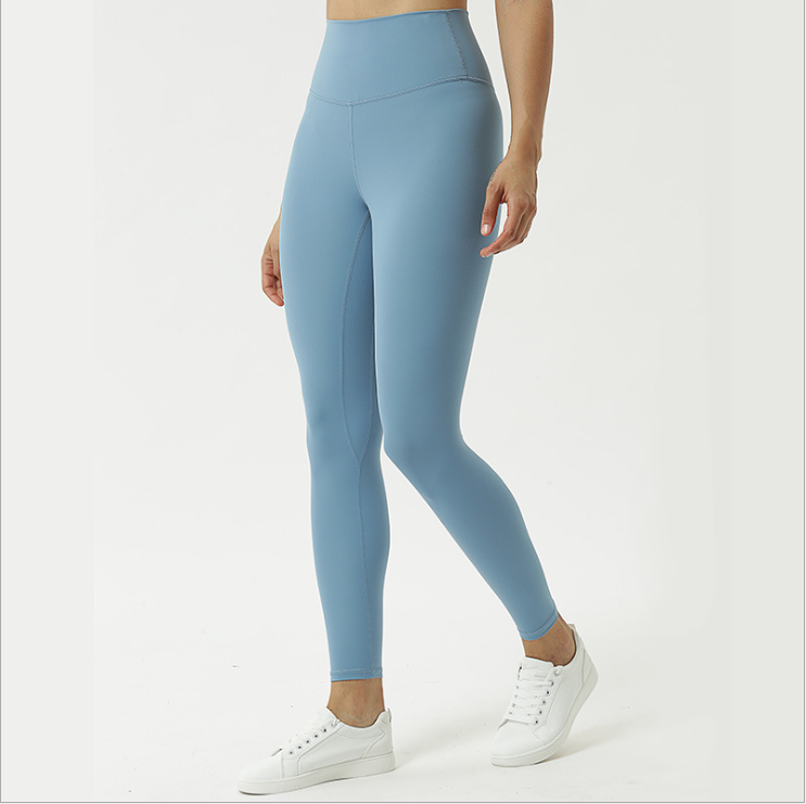 18 видов цветов из нейлона и спандекса, мягкий голая чувство женские брюки для йоги с высокой талией леггинсы