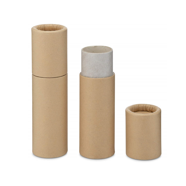 Custom Paper Packaging Cardboard Tube Gift Deodorant Stick Co<i></i>ntainer Liquid Bottle Lip Gloss Boxes Packaging Tubes