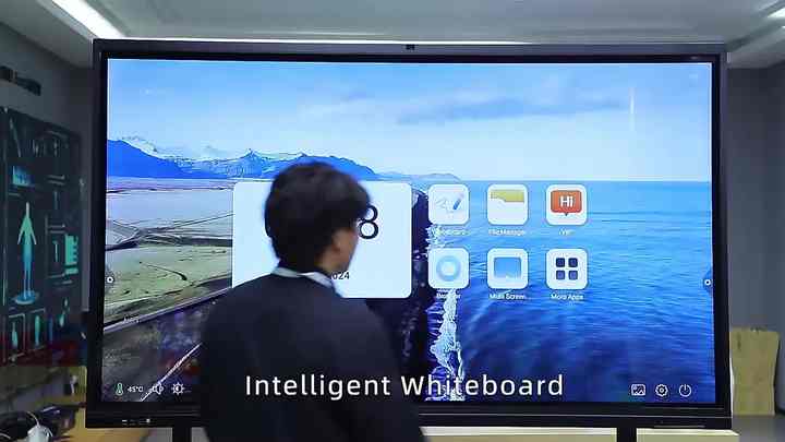 OEM 55 65 75 85 86 100 Inch Interactive Flat Panel Multi Touch Screen ...