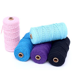 Wholesale 3mm Cotton Macrame Twisted Cord