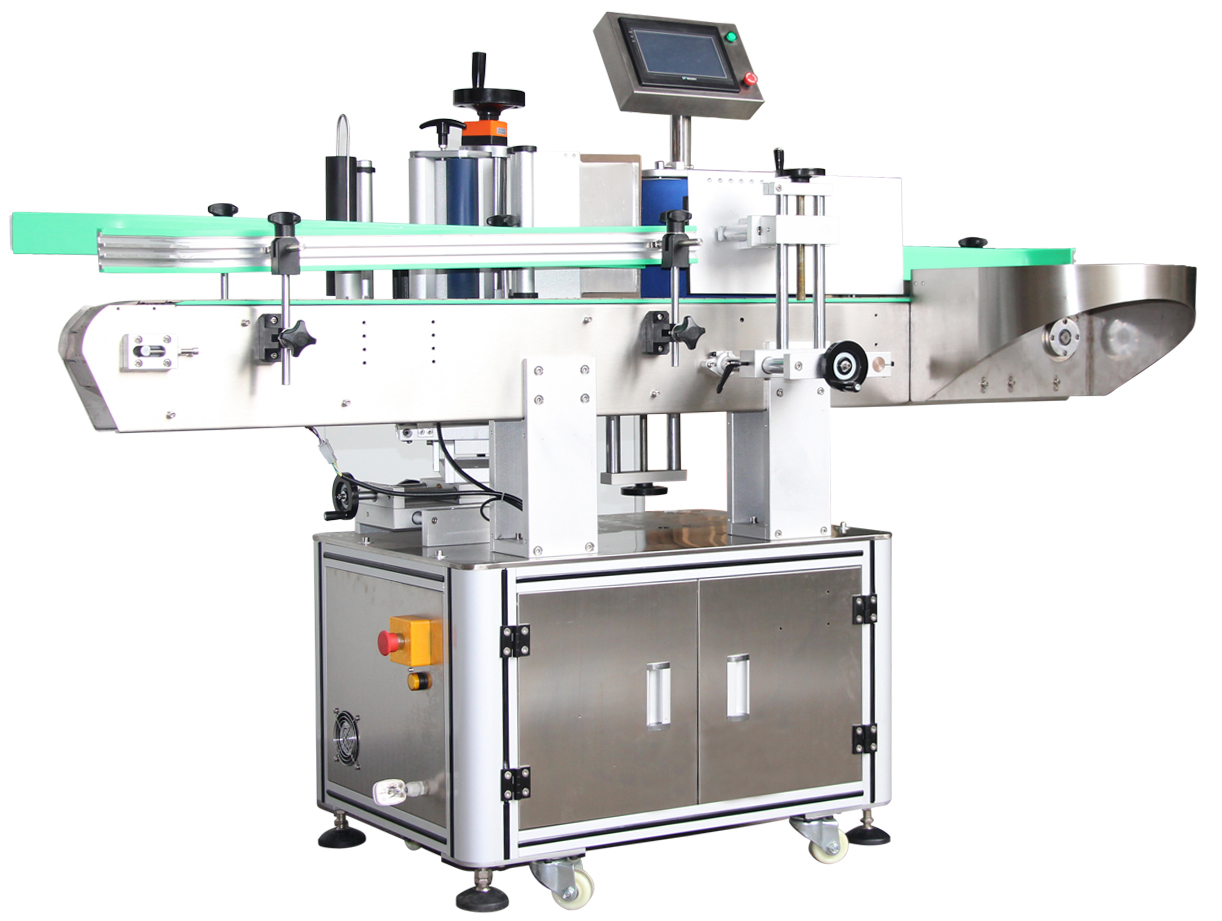 Hand Held Manual Round Bottle Labeling Machine With Printing Code,Manual Bottle Labeler