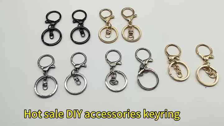 Keychain Accessories Metal Zinc Alloy Lobster Clasp