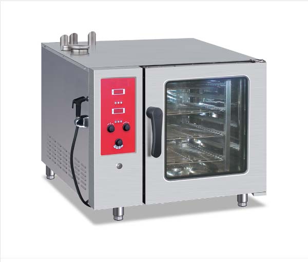 Пекарское кухонное оборудование, пароварка 6 лотков, цифровая панель управления, комбинированная печь