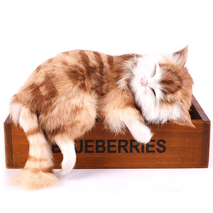 realistic stuffed cat