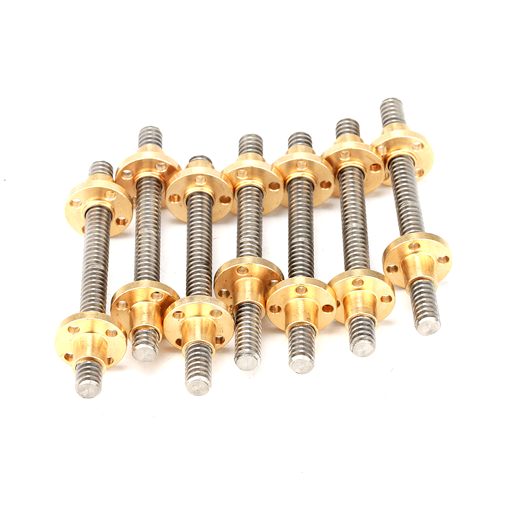 400mm 500mm 800mm 1000mm one side left hand Thread the other side right hand Thread 16mm Trapezoidal screw ball screw SFU1605