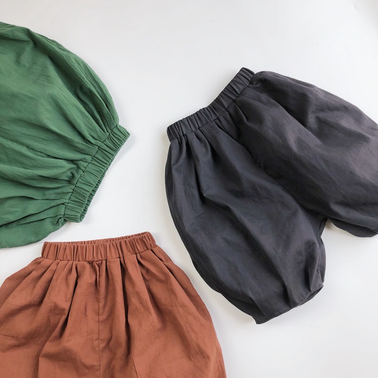 Лето 2020, Лидер продаж, новинка, легкие хлопковые мягкие шаровары для мальчиков и девочек