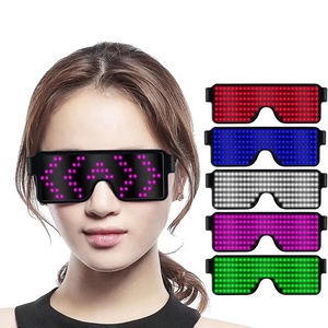 8 Modes Quick Flash Rechargeable Led Party Luminous Glasses Glow Sunglasses