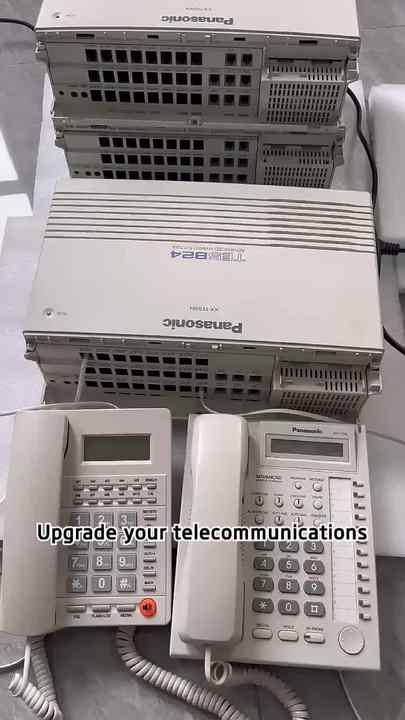 Panason KX-TES824 Hybrid PBX System - Base with 8 Extensions