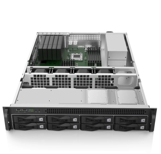 Custom SGCC 1.2mm 2U Rackmount Server Chassis & Tower Server Rack OEM