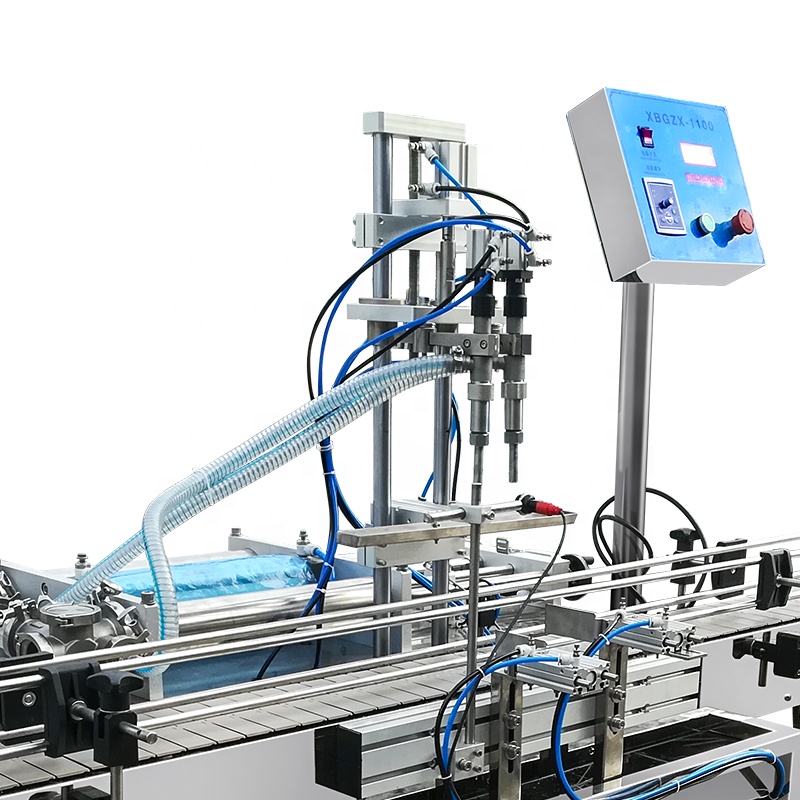 Линия розлива 2 м подходит для бутылок с широким горлышком